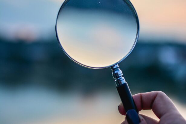 A blurry magnifying glass. Photo by lil artsy on Pexels.